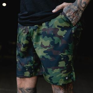 Dixxon 9" GYM SHORTS - GREEN CAMO 2XL MEN’S
